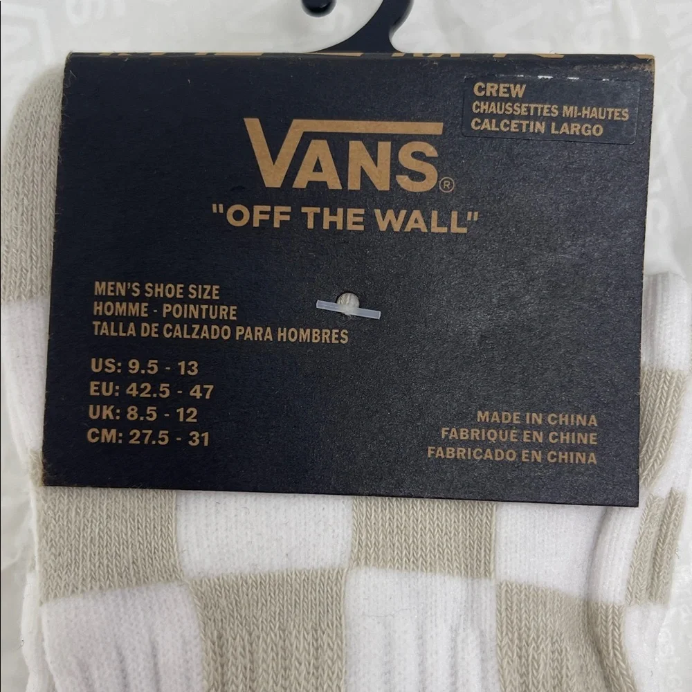 VANS "Off The Wall" Crew socks Checkerboard 
Vans socks (1 pair) - Picture 16 of 16